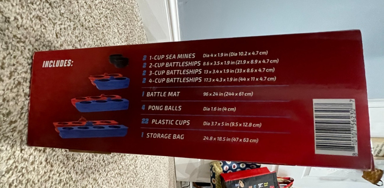 Battle Pong USA 250th Edition Game, Sink It or Drink It, American Pong Assoc