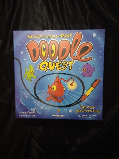Doodle Quest Deep Sea Adventure Game SEALED Blue Orange
