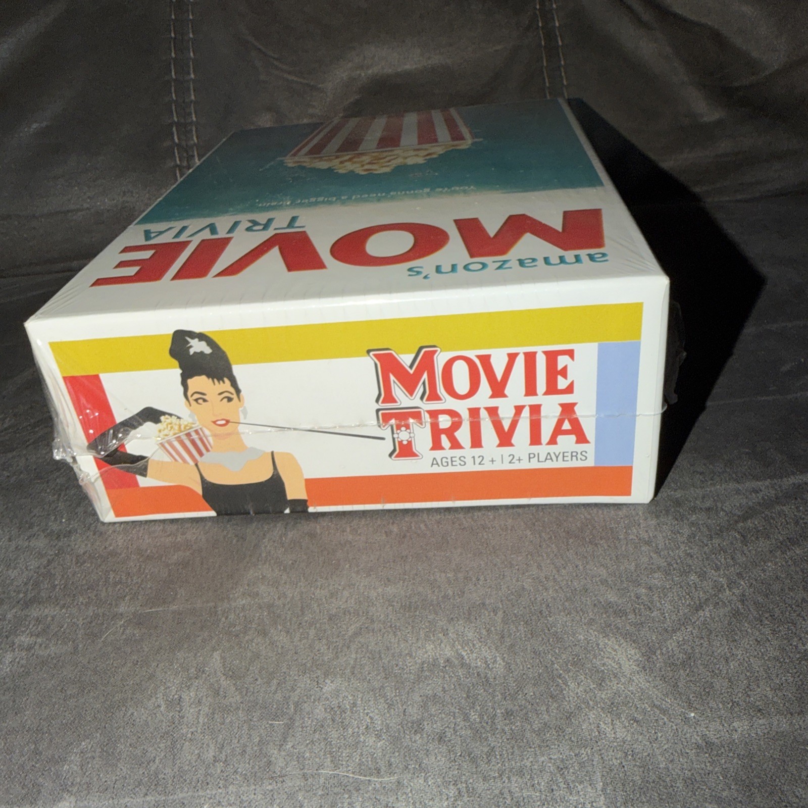 Movie Trivia Party Game Amazon Exclusive Popcorn Box Edition New In Package