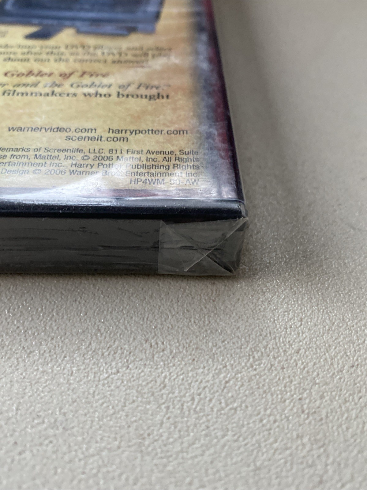 2006 Harry Potter Scene It? The DVD Game Sampler New Sealed Disc Firm In Case