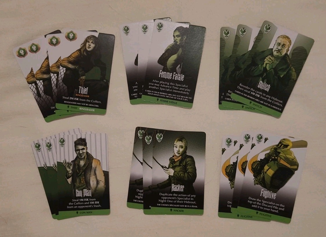 Grifters Card Game Indie Boards & Cards Dystopian Universe Hand Building Game