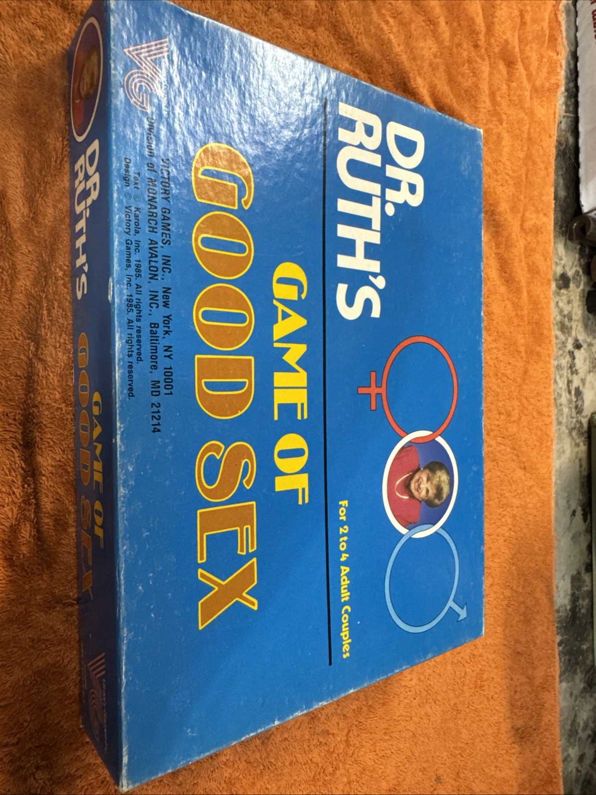 Dr Ruth’s Game Of Good Sex 1985 Vintage For 1-2 Couples Great Condition Complete