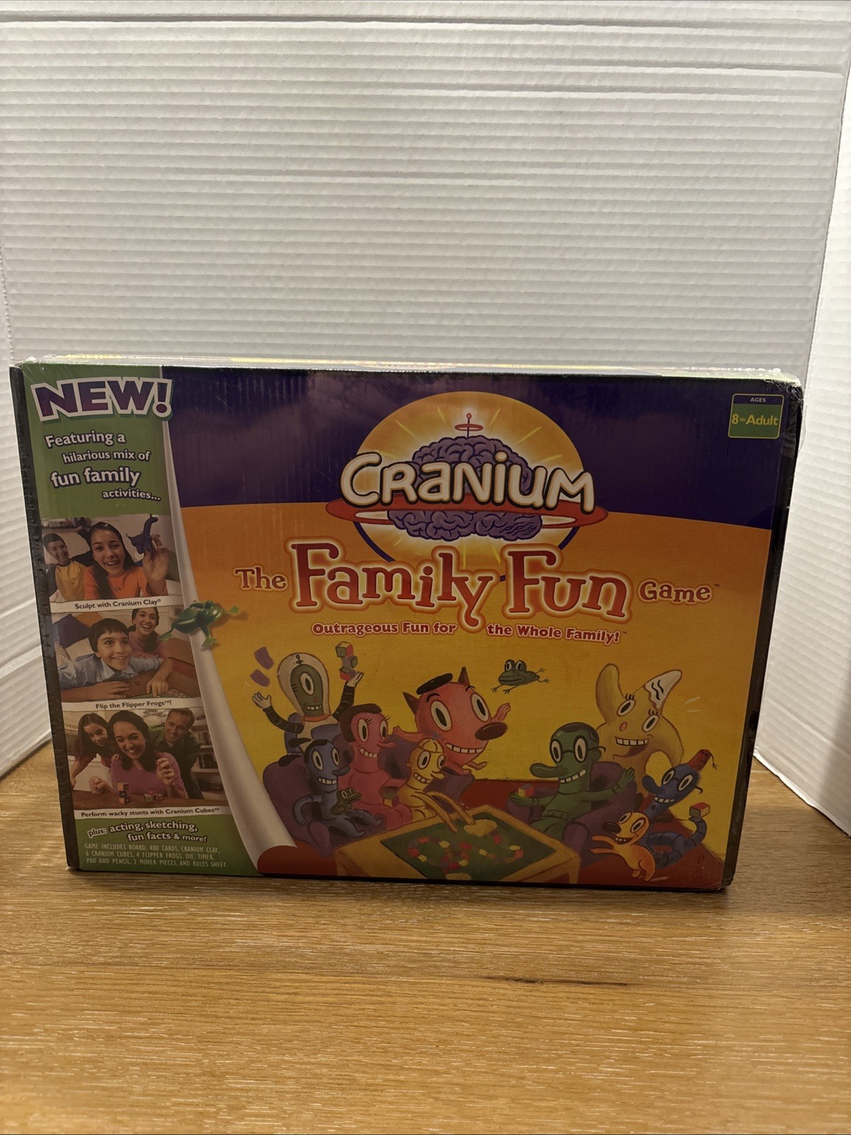 Cranium The Family Fun Game New Factory Sealed Board Game Box Damaged See Pic