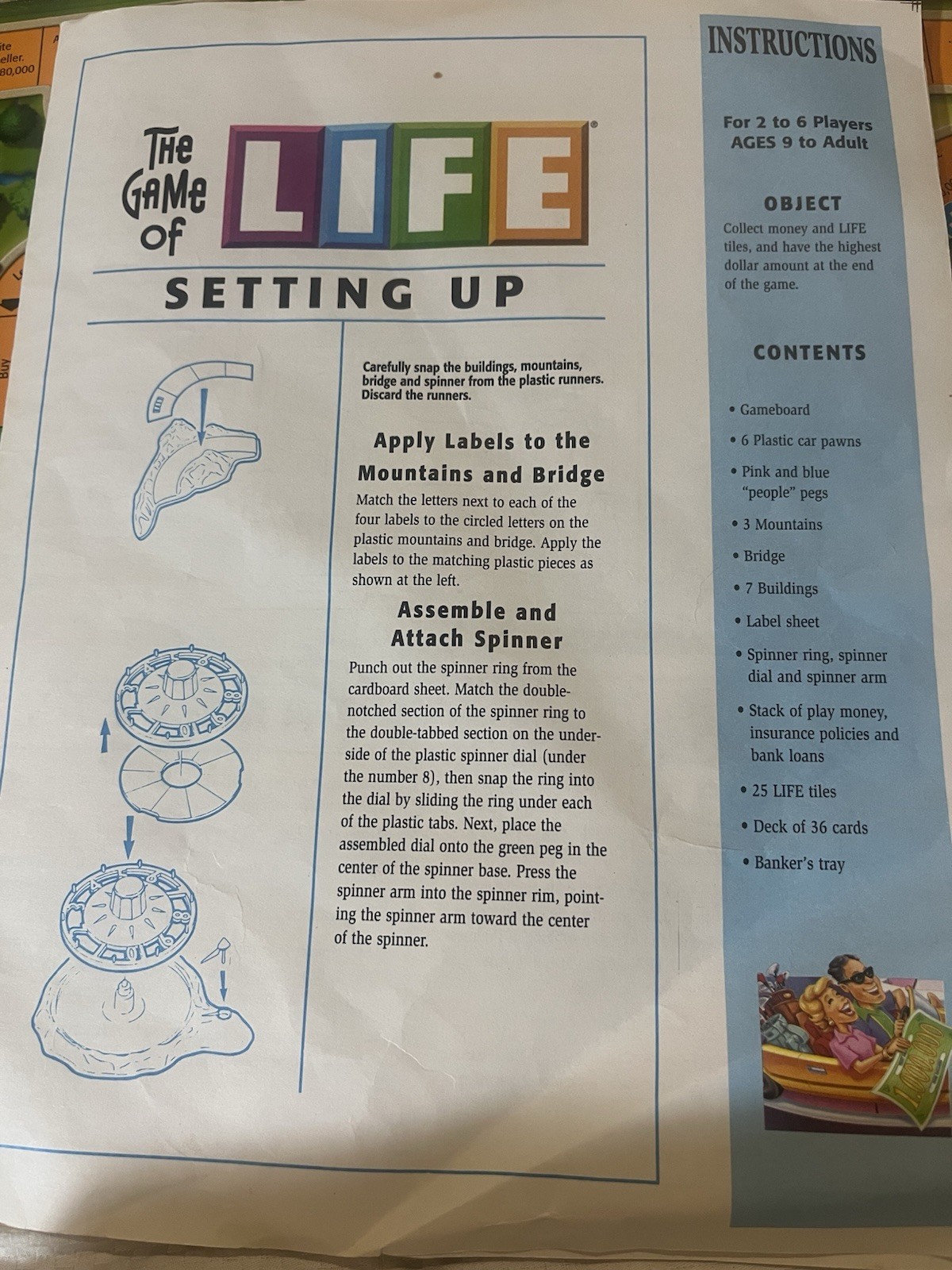 Milton Bradley The Game of Life Board Game Ages 9 to Adult