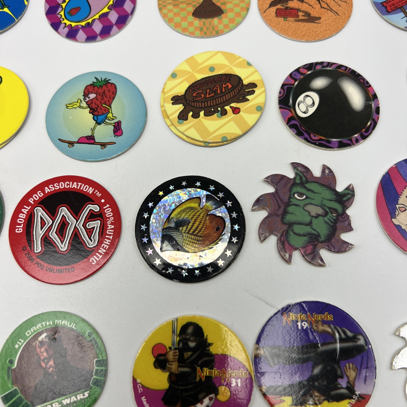 POG Collection – Lot of 50 POGs Plus 5 Slammers -see Photos T4562