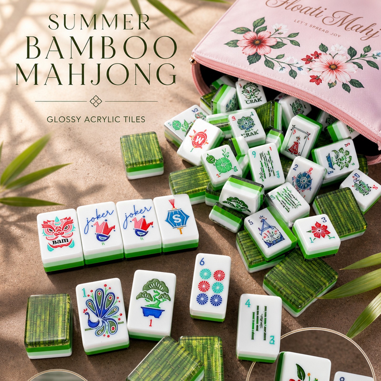 American Mahjong Set 160 Tiles – Gifts for Family / Friends / Mother’s Day