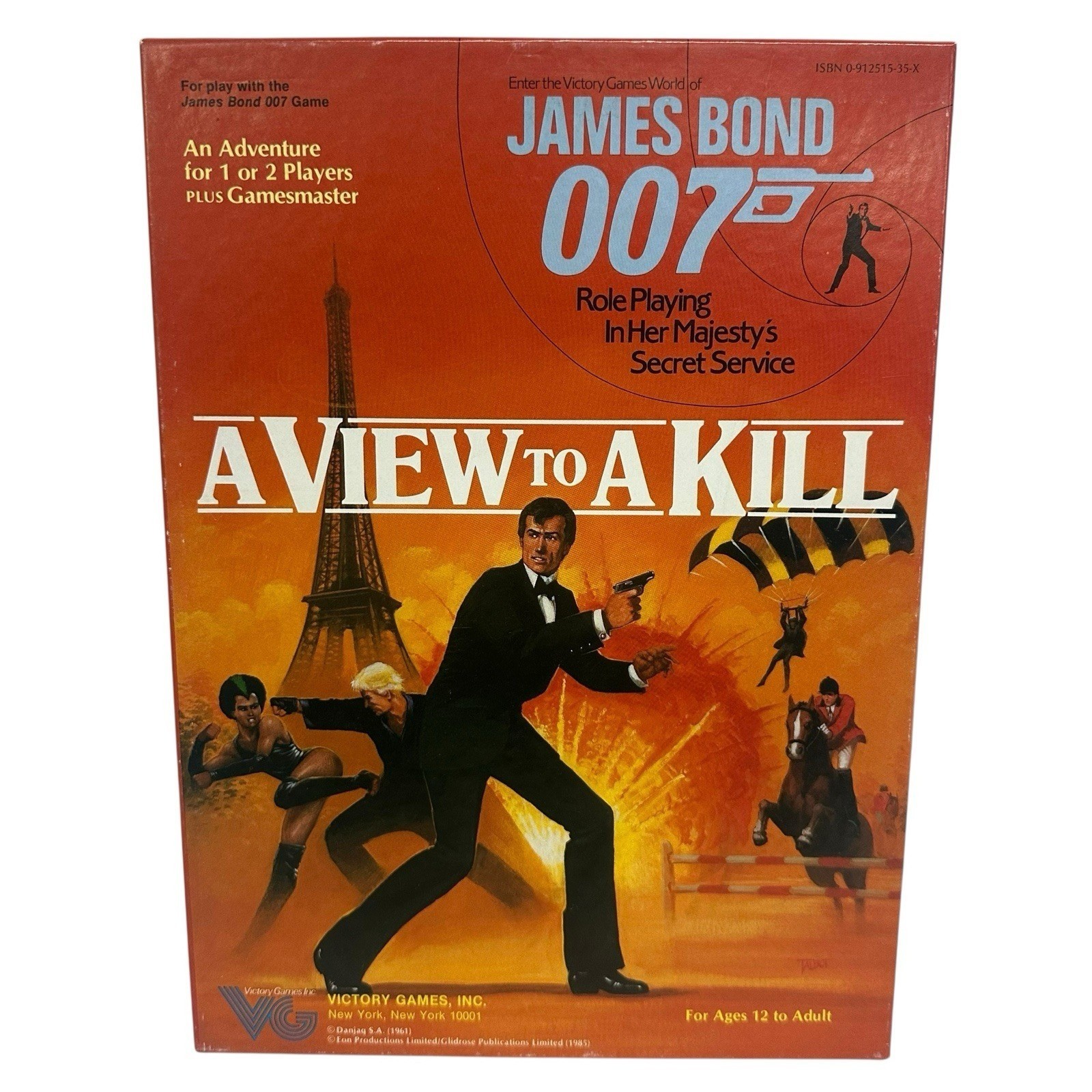 James Bond 007 A View To A Kill Role Playing Game (Victory Games, 1985)