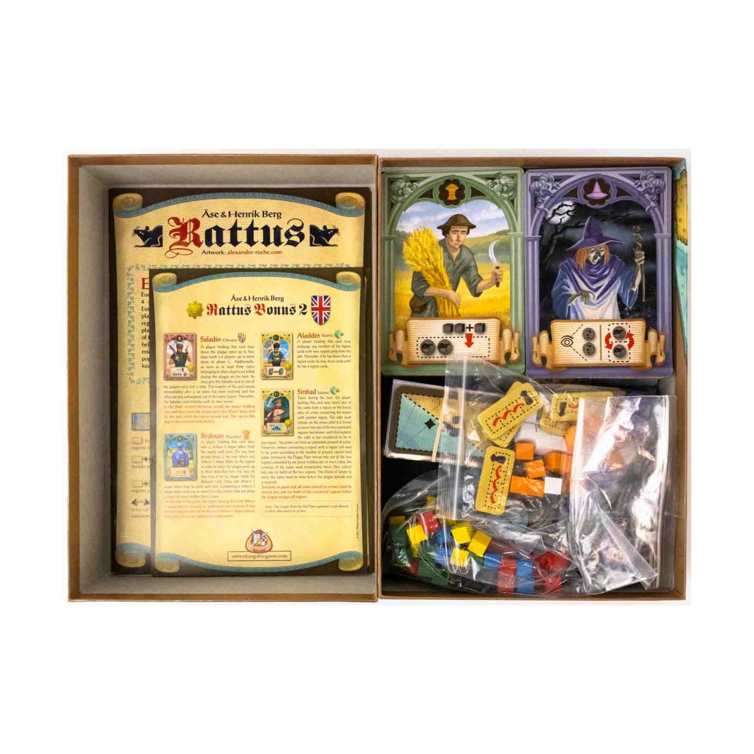 Z-Man Rattus Collection #2 – Base Game + 3 Expansions! NM