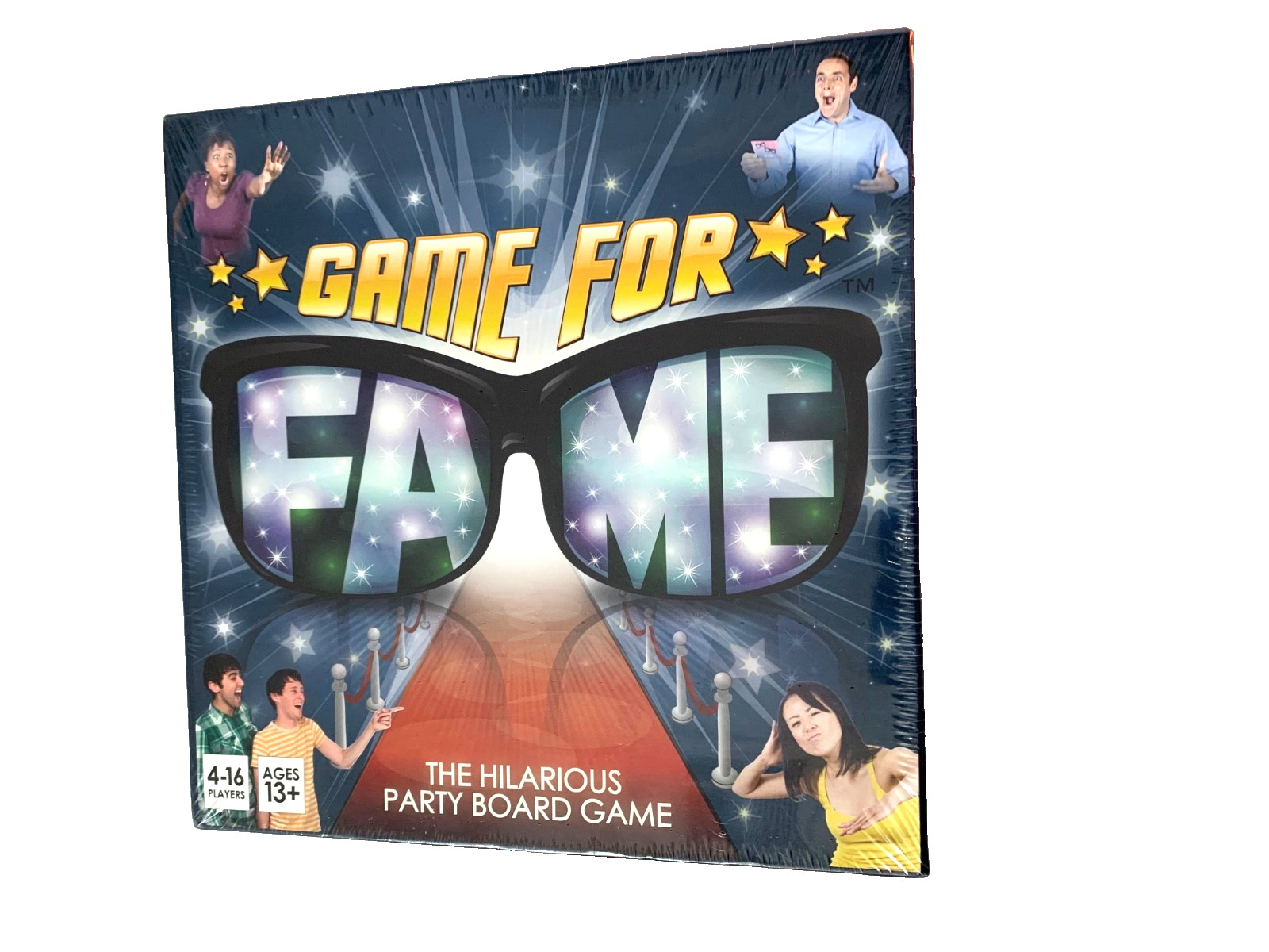 Game For Fame Party Board Game Hilarious Family Fun Ages 10+ 4–16 Players New