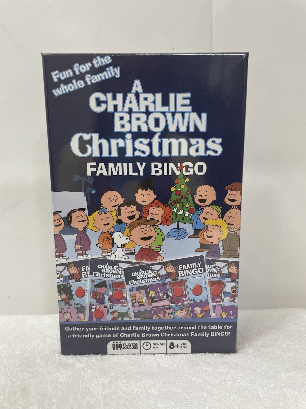 Charlie Brown Christmas Family Bingo Peanuts 2-18 player 8+ Years Family Fun