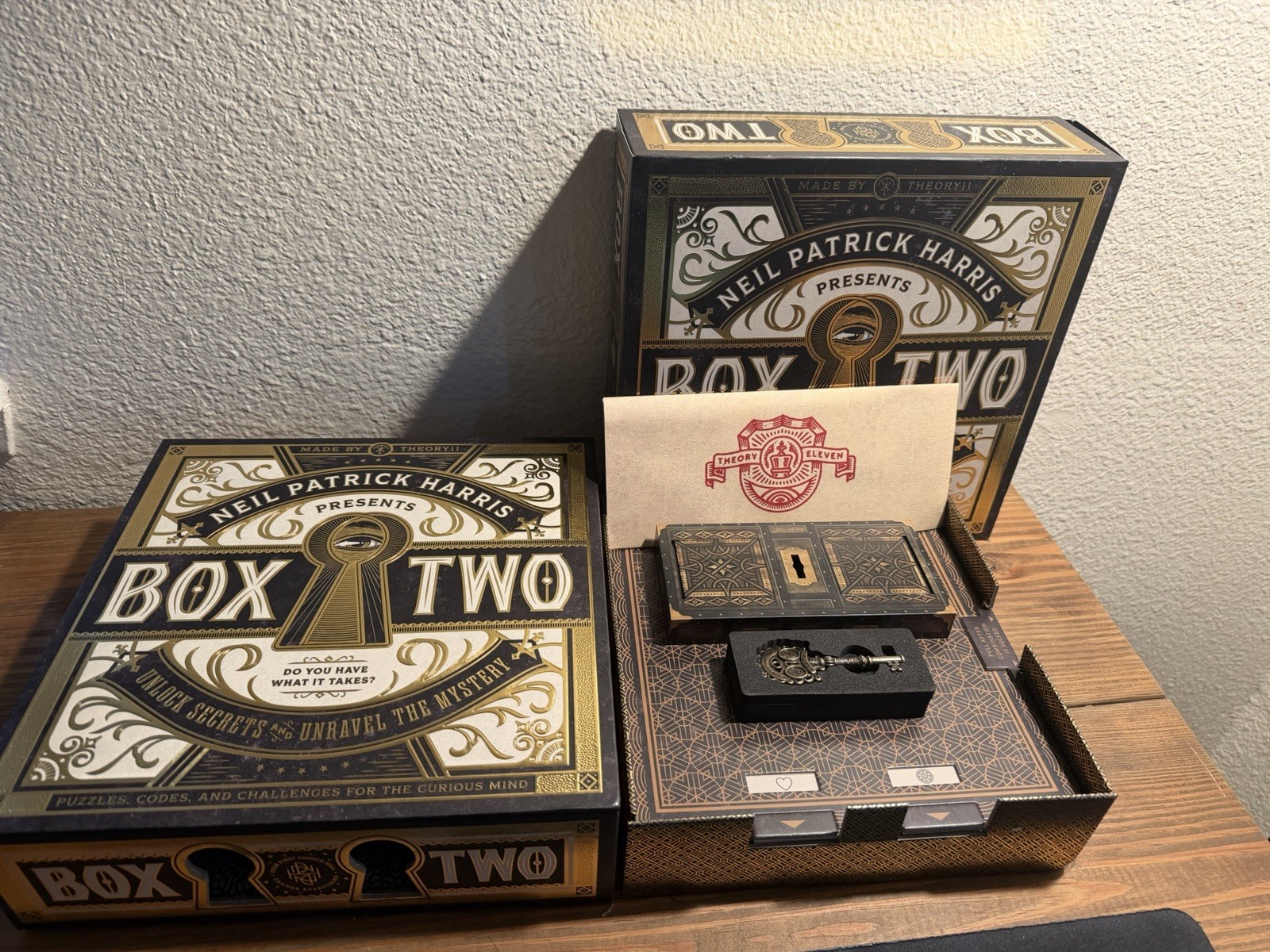 BOX TWO By Neil Patrick Harris Magic Box Set 2024 TheoryII Board Game Complete
