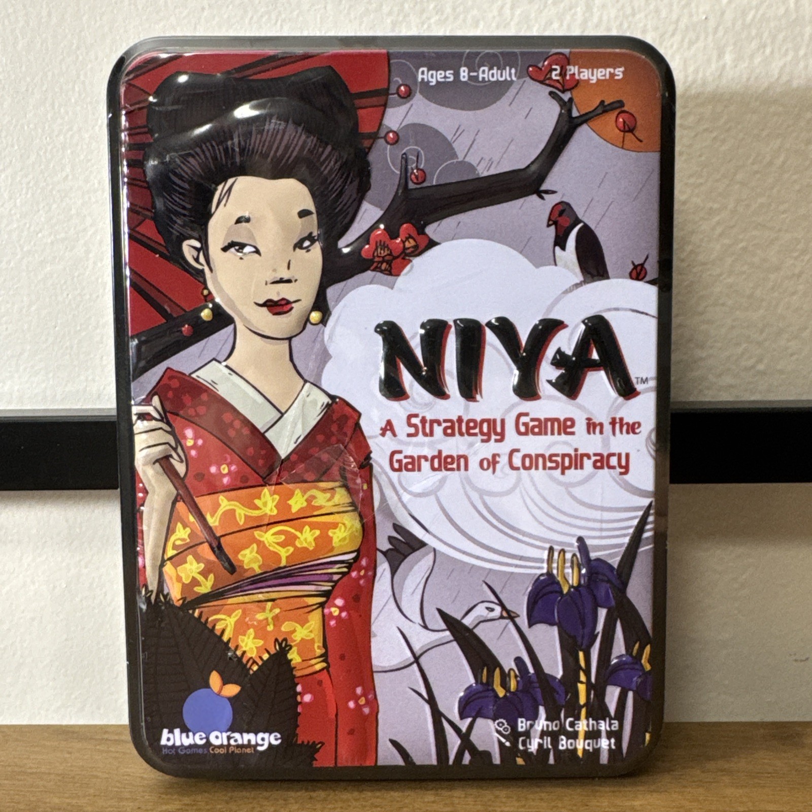 Niya Strategy Game in Tin Case by Blue Orange 2014 Japan Garden Theme