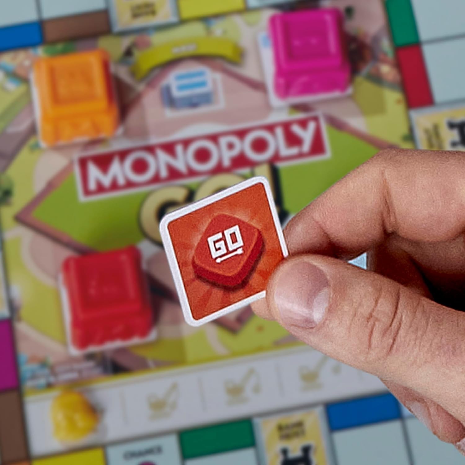 Monopoly GO! Board Game Inspired by Mobile Game Family Travel Game Ages 8+