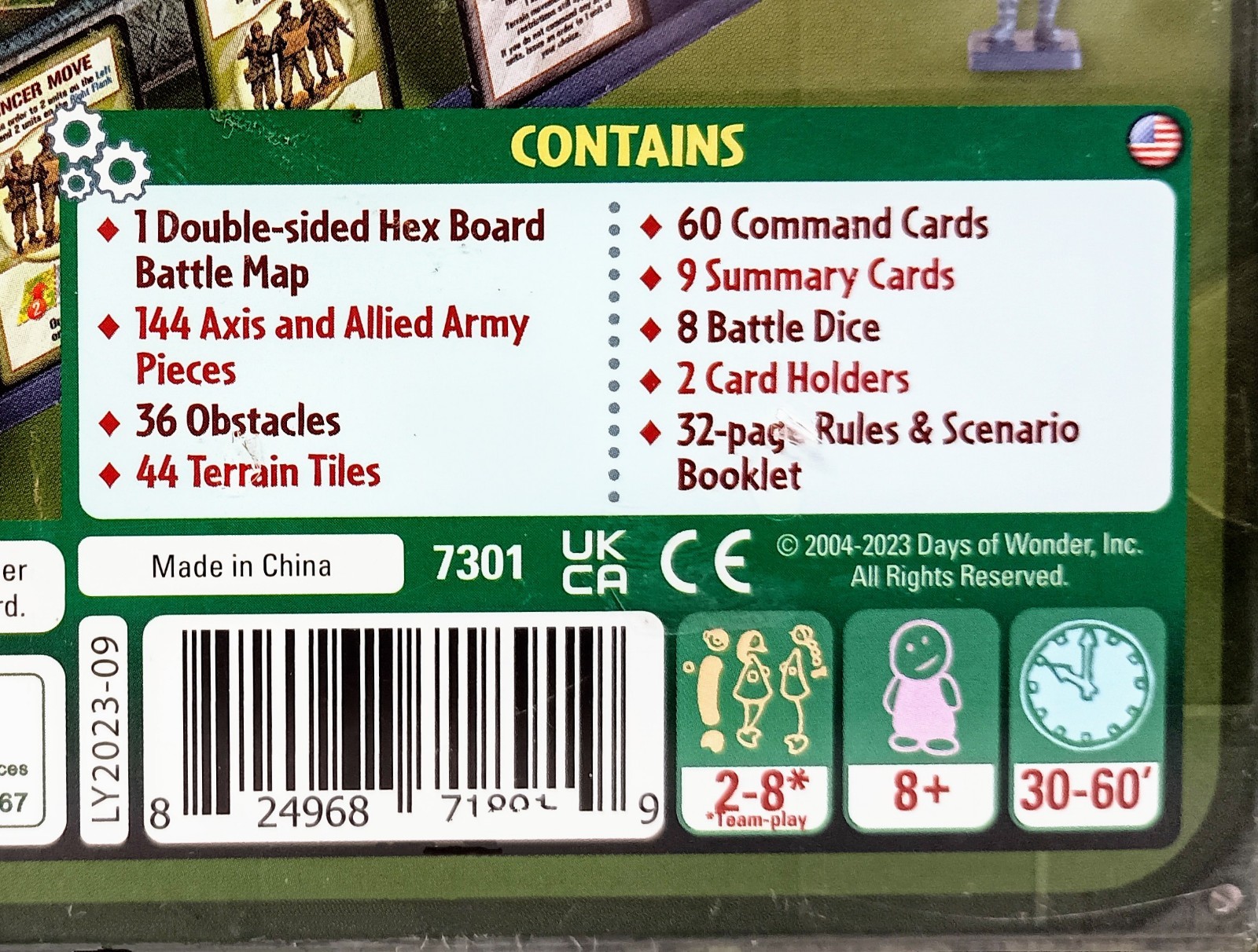 MEMOIR ’44 Days Of Wonder Board Game 60th Anniversary Of D-Day Brand New Sealed
