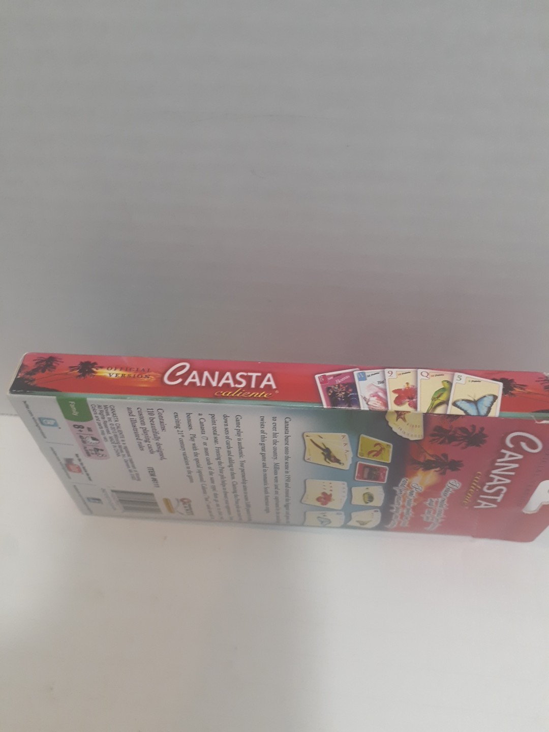 CANASTA CALIENTE OFFICIAL VERSION 110 Custom Card SEALED DECKS 2013 Winning Move