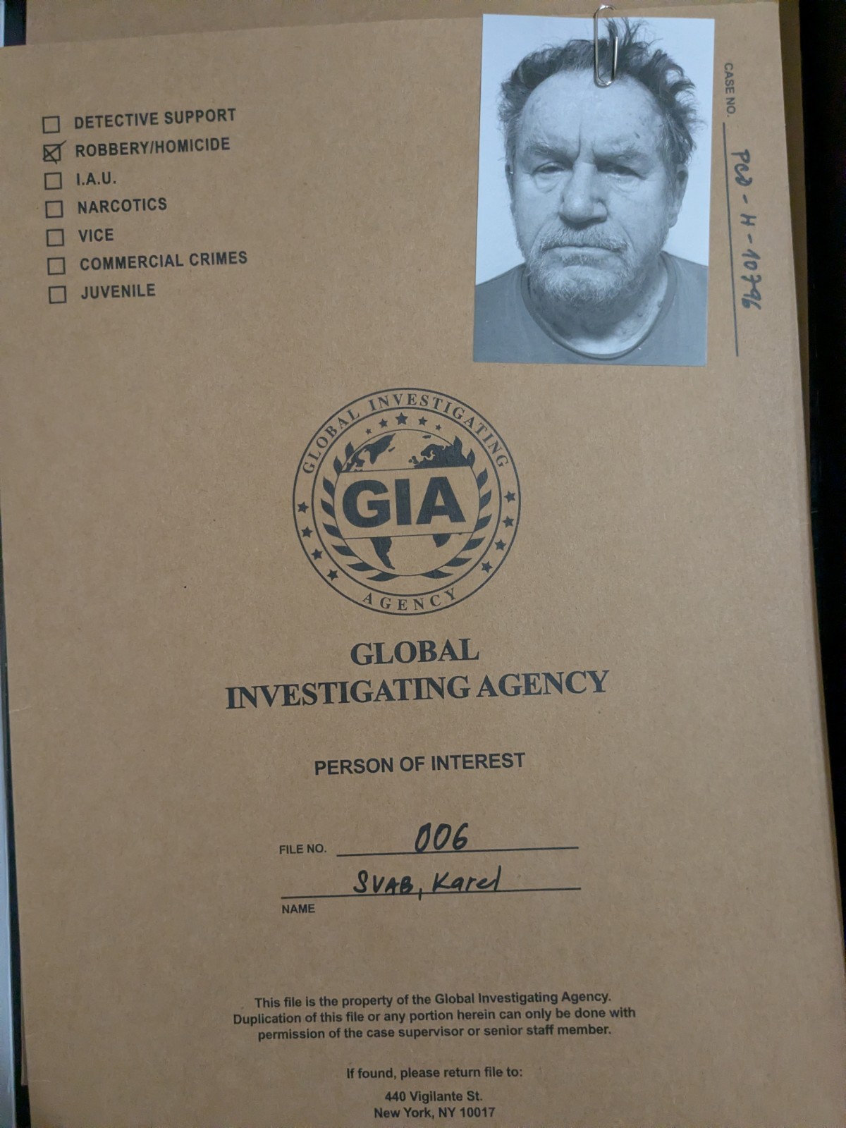 Murder in Prague Game – Interactive Detective Kit Murder Mystery