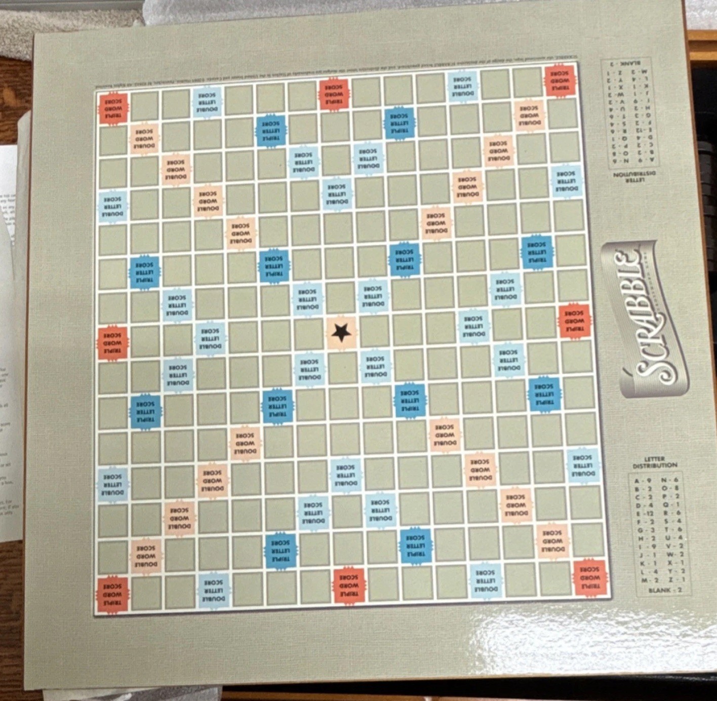 Parker Brothers Hasbro Scrabble Yahtzee Plus 6 Classic Games Solid Wood Cabinet