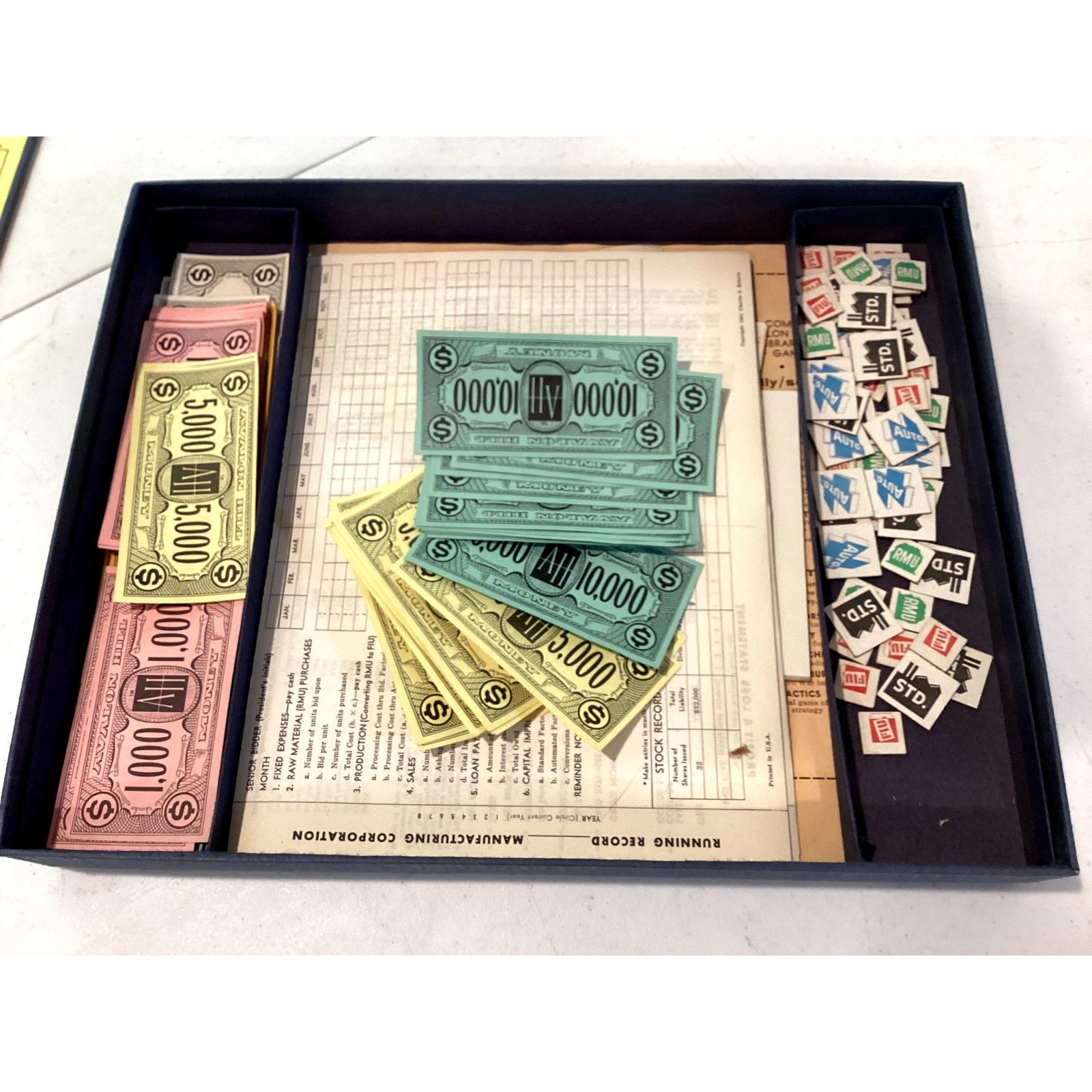 Management by The Avalon Hill Company Vintage Strategy Board Game
