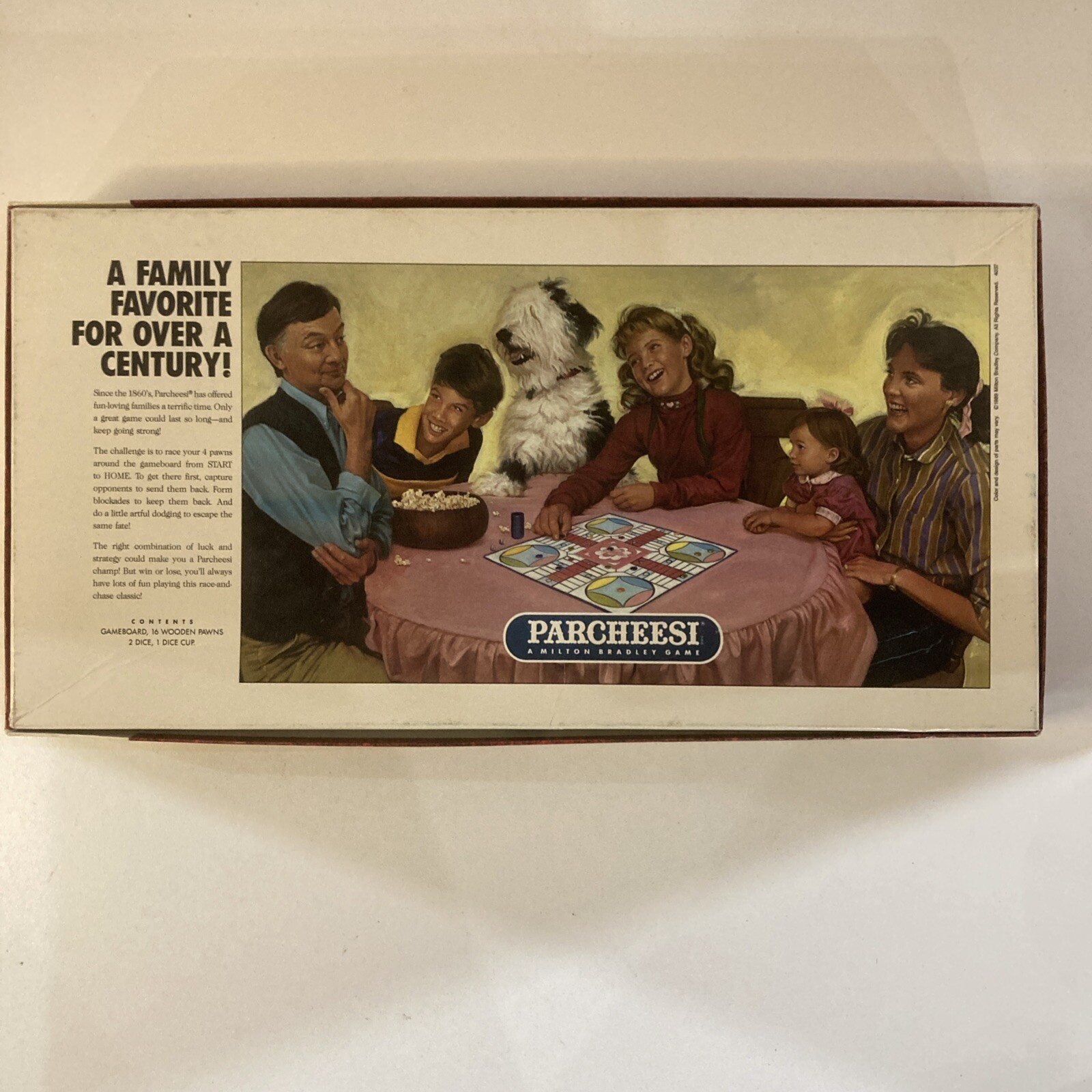 Vintage 1989 Parcheesi Board Game By Milton Bradley Complete Good Condition