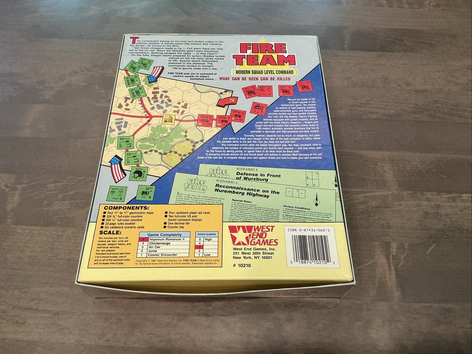 1979-West End Wargame Fire Team Modern Squad Level Command BNIB – UNPUNCHED 💯🔥