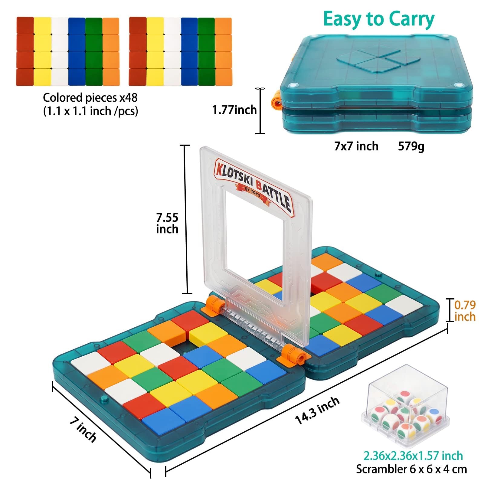 Fast-Paced Brain Teaser Travel Board Games for and Adults, Shape Matching Hea…