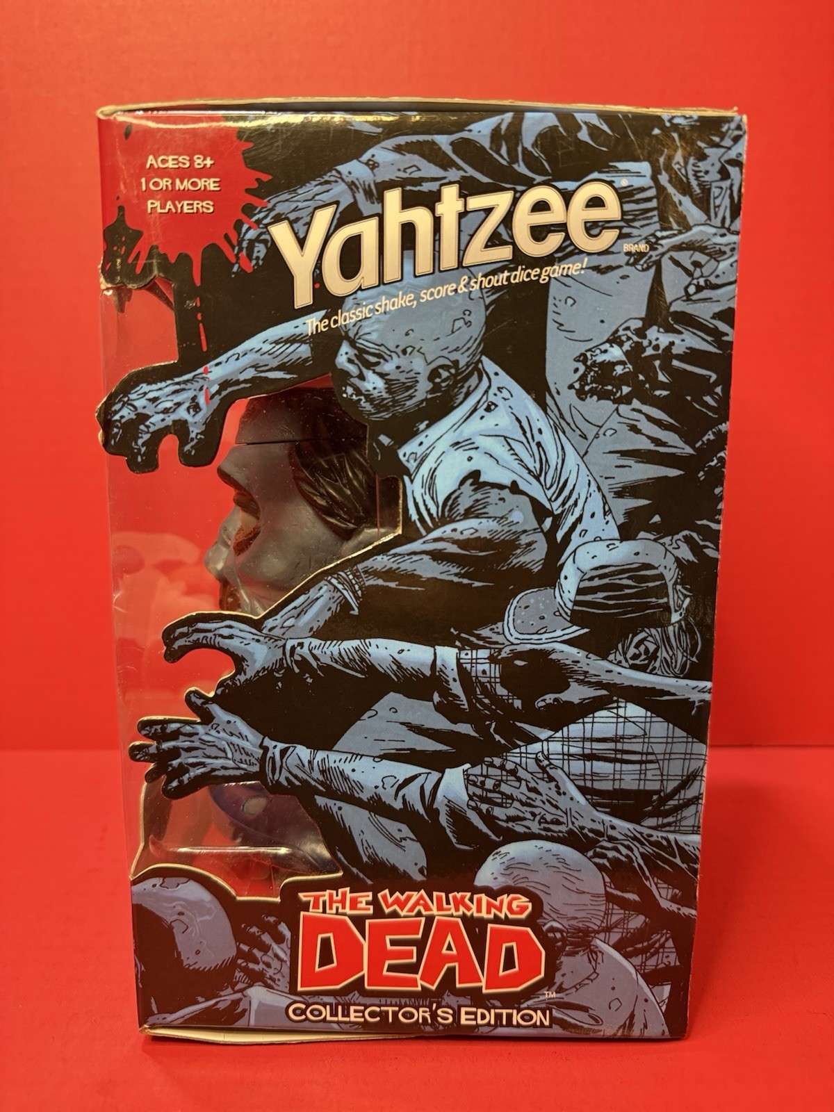 Yahtzee The Walking Dead Collector’s Edition Game Hasbro 2014 New Zombie Head