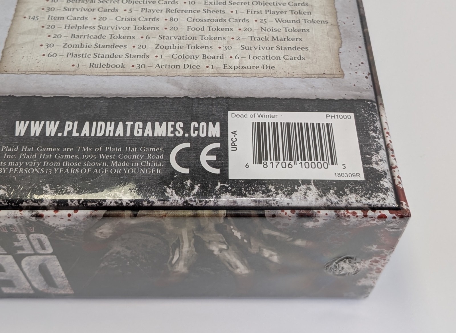 Dead of Winter A Crossroads Game Plaid Hat Games PH1000 2014 New Sealed