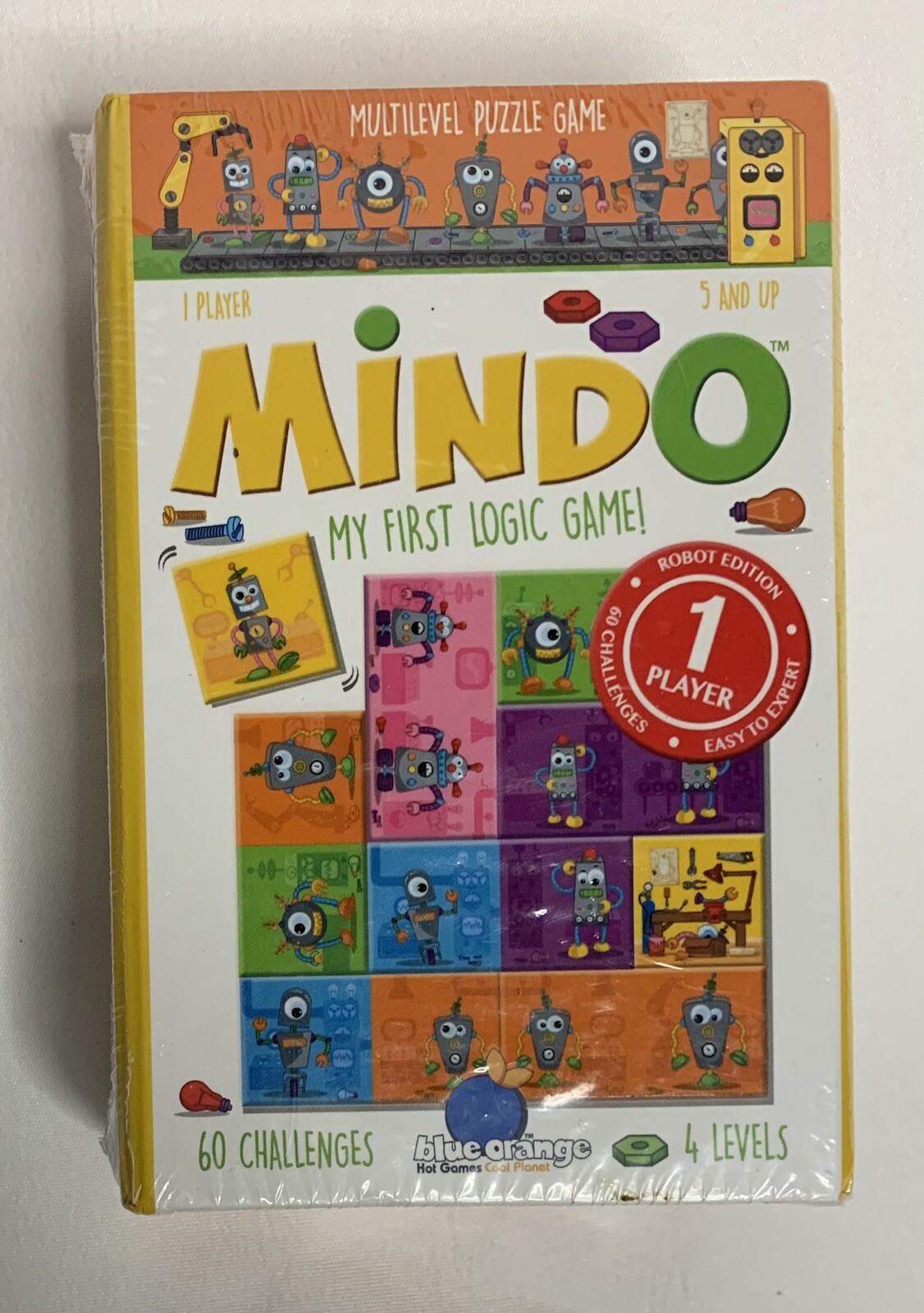 Mindo Robot 1 Player Child Tile Matching Game Multi Level Age 5 And Up Kids