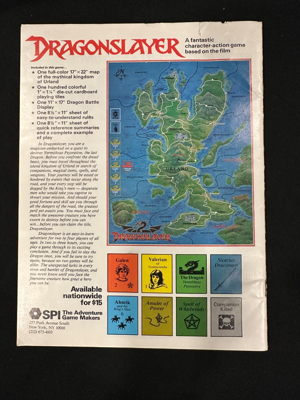 SPI ARES #11 – ALBION – Land of Faerie – Adventure Game