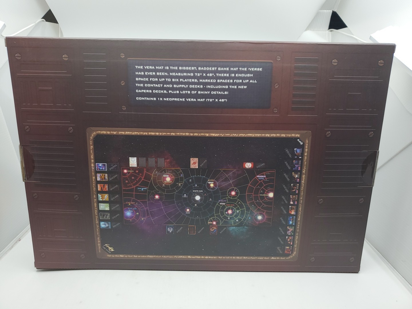 Firefly The Game – 10th Anniversary Stitched Whole Damn Verse Mat – Board Game