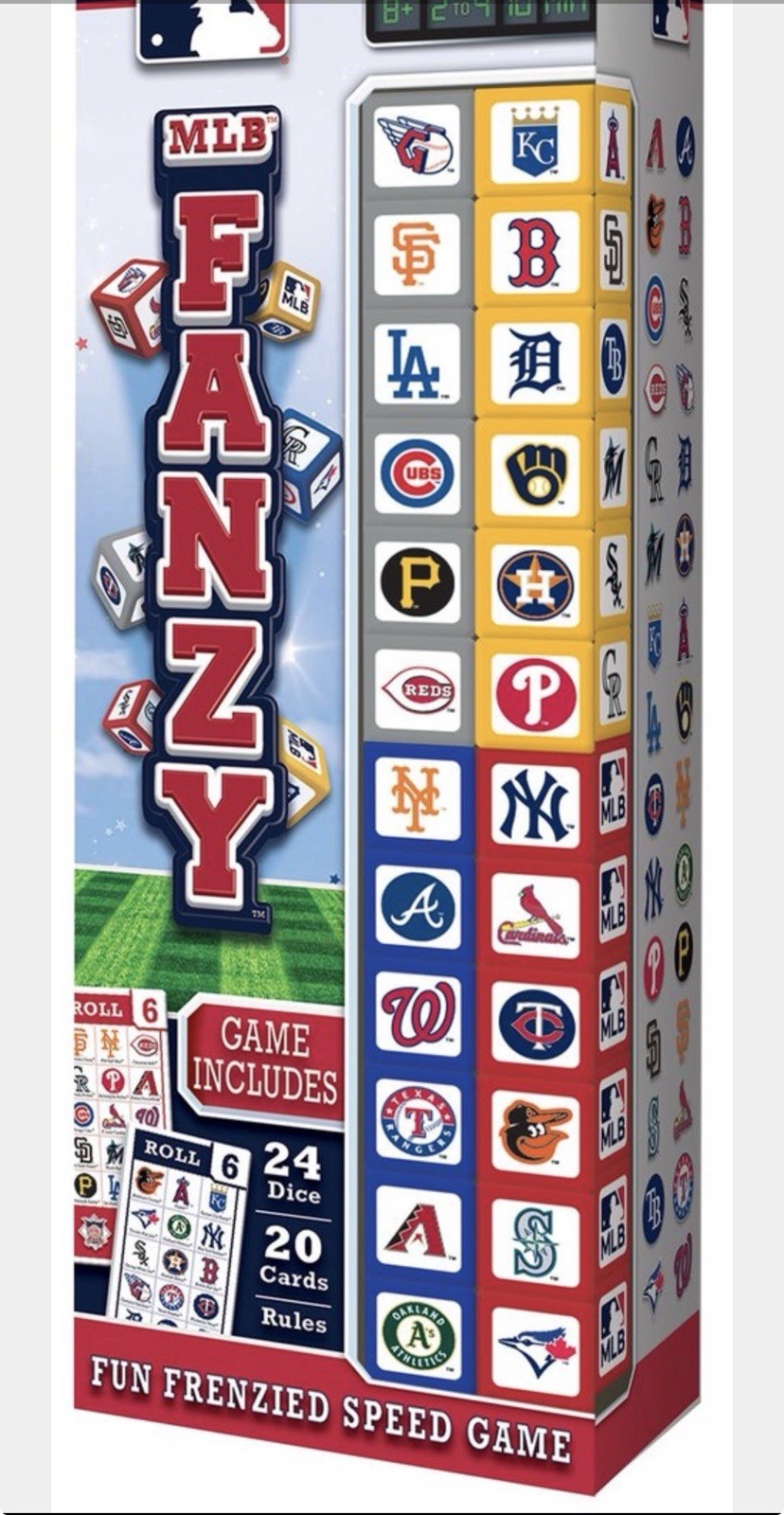 Masterpieces Puzzles MLB Fanzy Dice Game – Ages 8+ | 2-4 Players – NEW