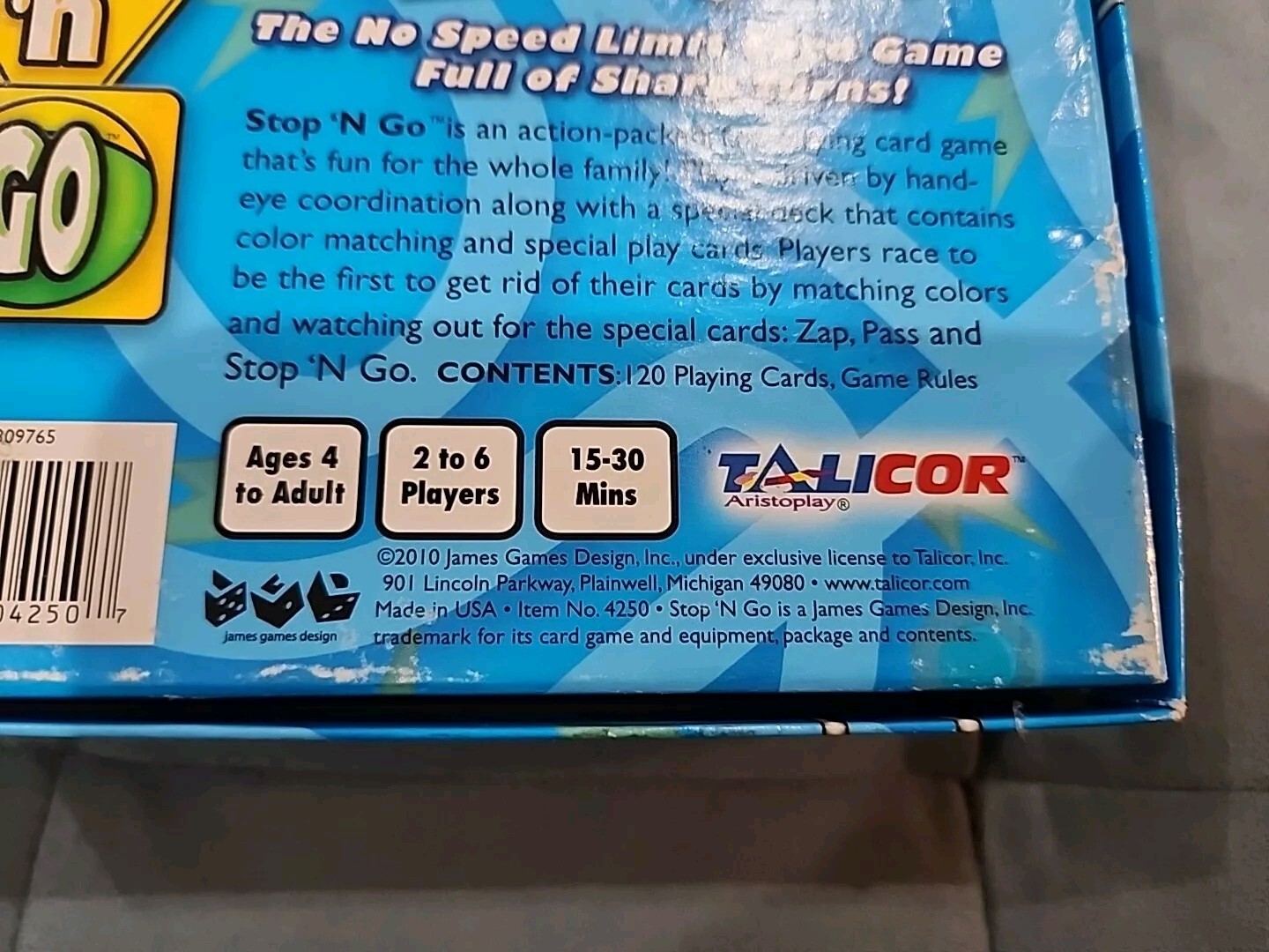 Stop ‘N Go Game Children’s Fast Fun Card Game Racing Hand-Eye Coordination