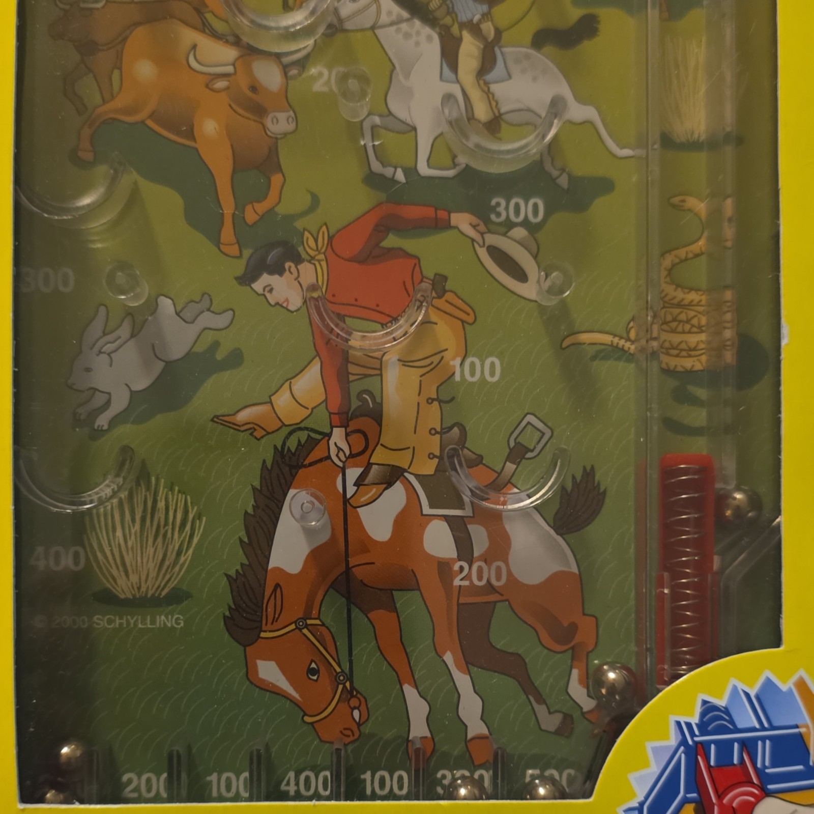 Schylling Curious George Pinball Game No Batteries Required 1 Player Age 3+ 2000
