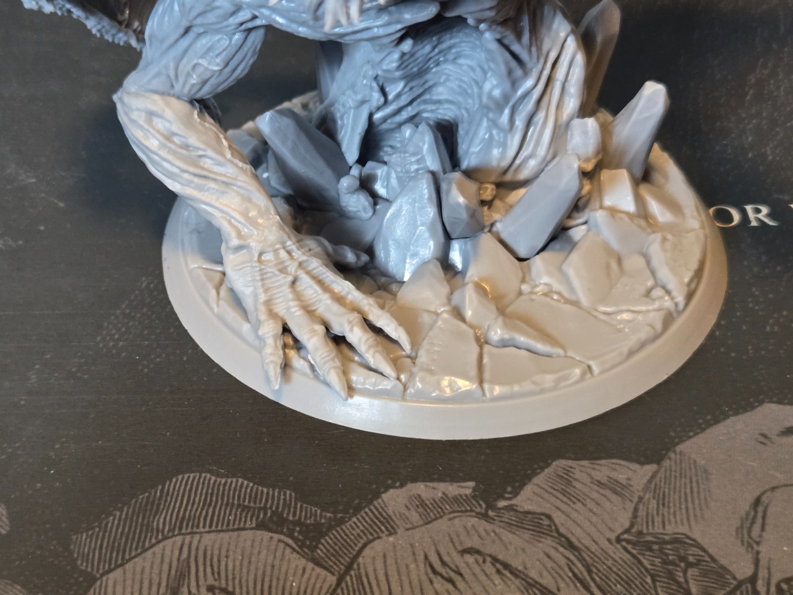 Dante: Inferno – Lucifer Miniature – Corrected/fixed base – Creative Game Studio