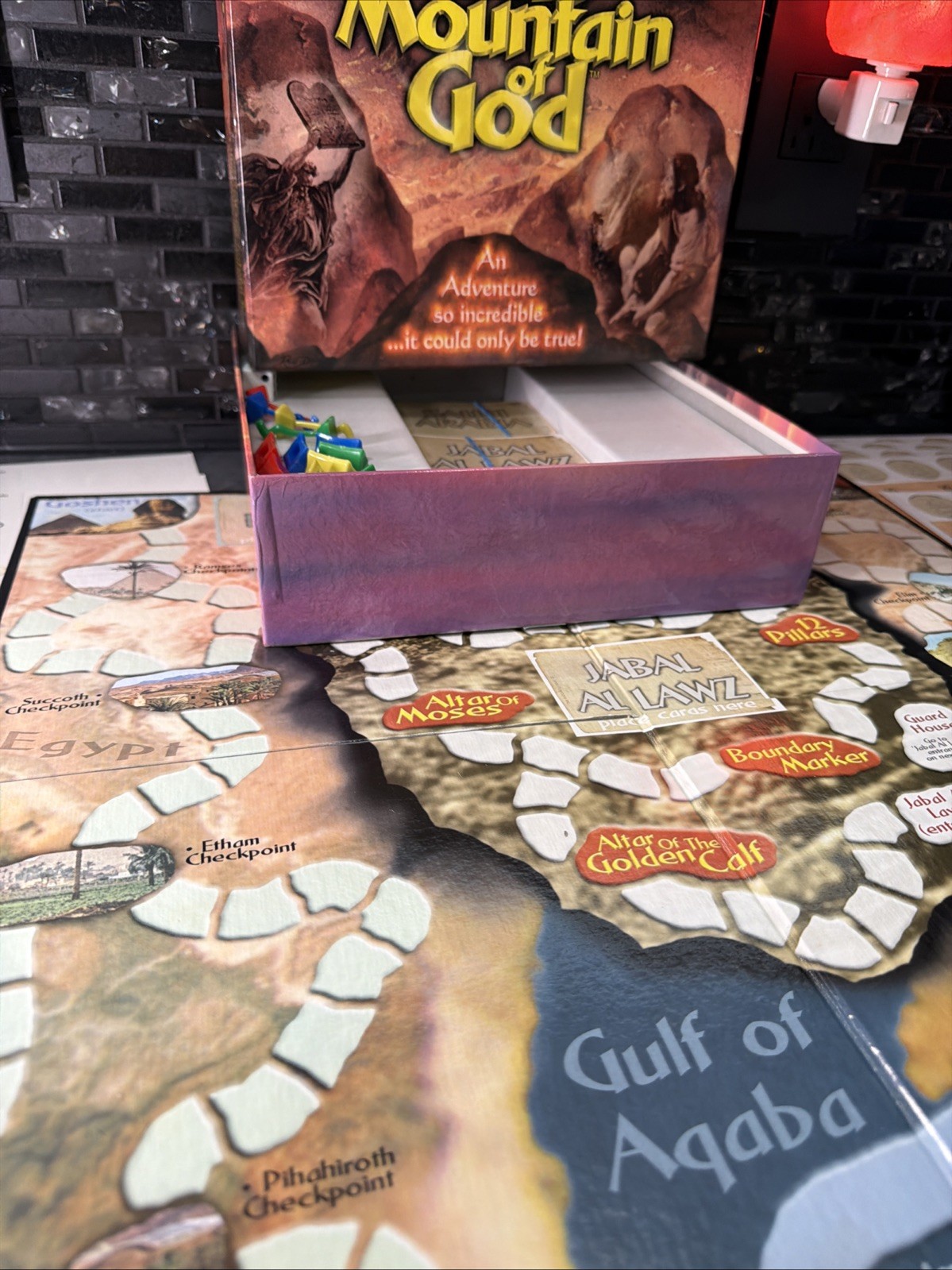 The Lost Mountain of God Bible Exodus Hebrews Bob Cornuke Family Board Game 7+