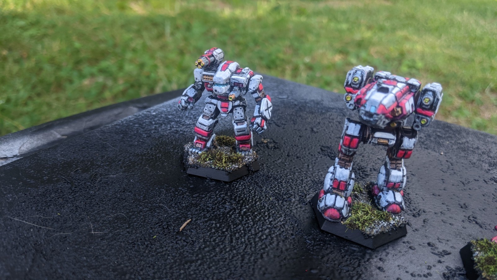 BattleTech: 21st Centauri Lancers Command. 4xModels. Painted.