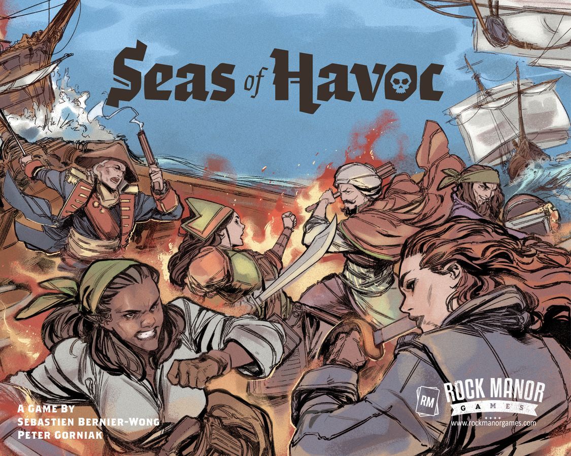 Seas of Havoc Captain’s Deluxe Edition Board Game NEW & SEALED Rock Manor Games