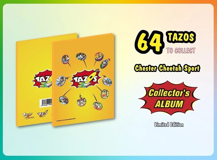 Chester Cheetah Sport Tazos (Complete 64/64) + Album (See the photos)