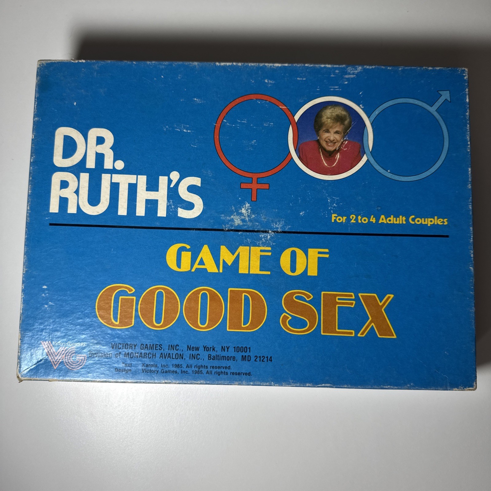 Vintage Dr Ruth’s Game of Good Sex By Victory Games – 1985 Edition – Complete!