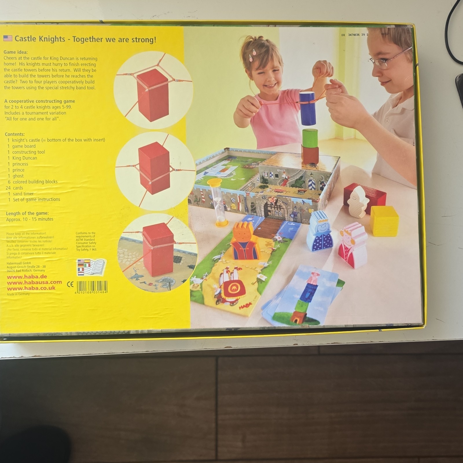 HABA Castle Knights Board Game Kinderspiel des Jahres 2007 Award, 3148