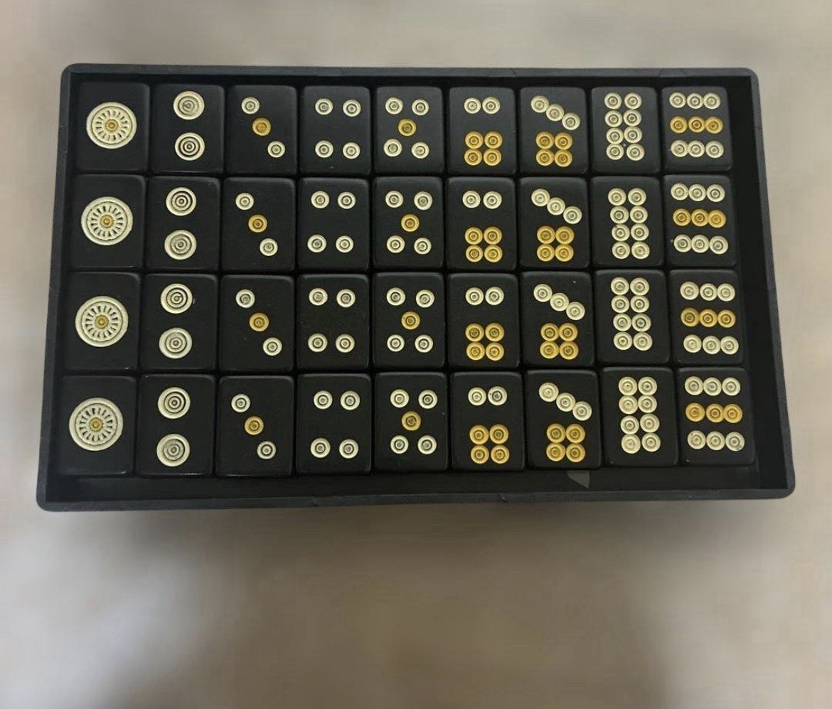 Louis Vuitton pattern Mahjong Tiles Set Sega rare limited Japan