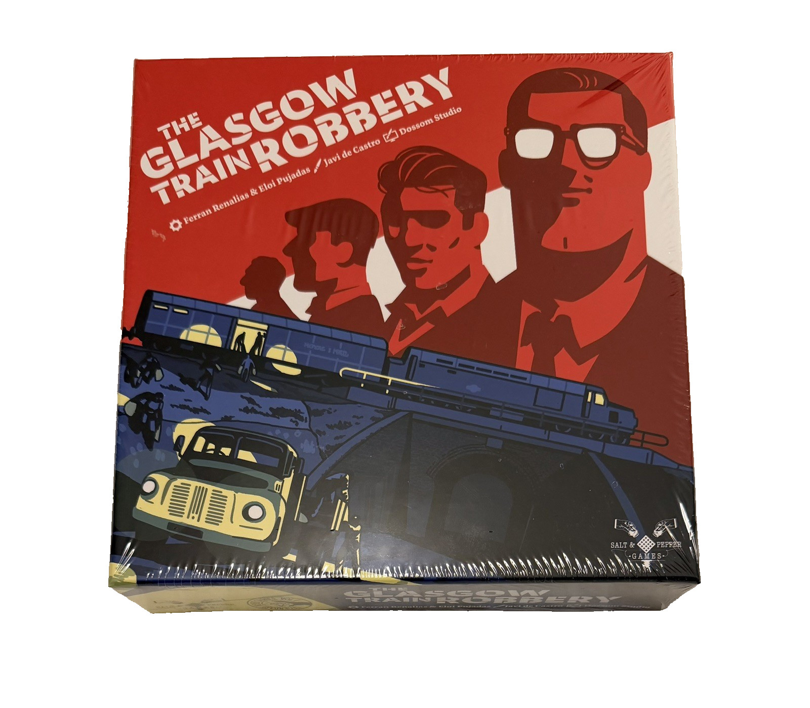 The Glasgow Train Robbery Board Game – Gamefound Edition – *NEW/FACYORY SEALED*