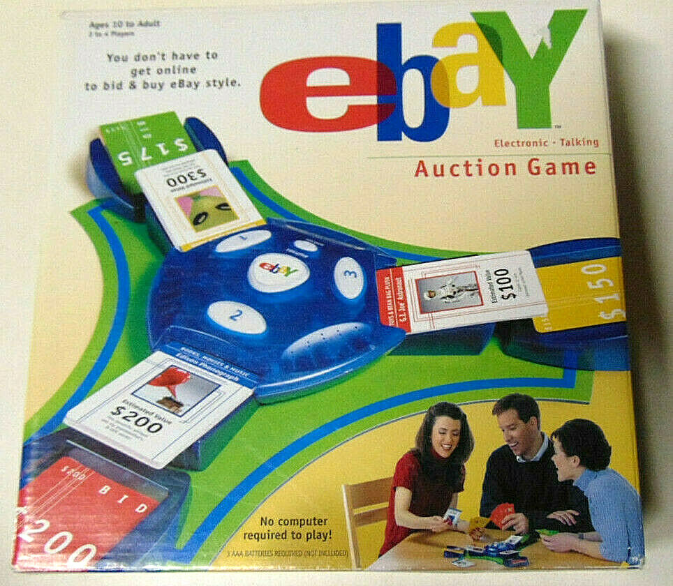 eBay Electronic Talking Auction Game 2001 Hasbro Parker Brothers