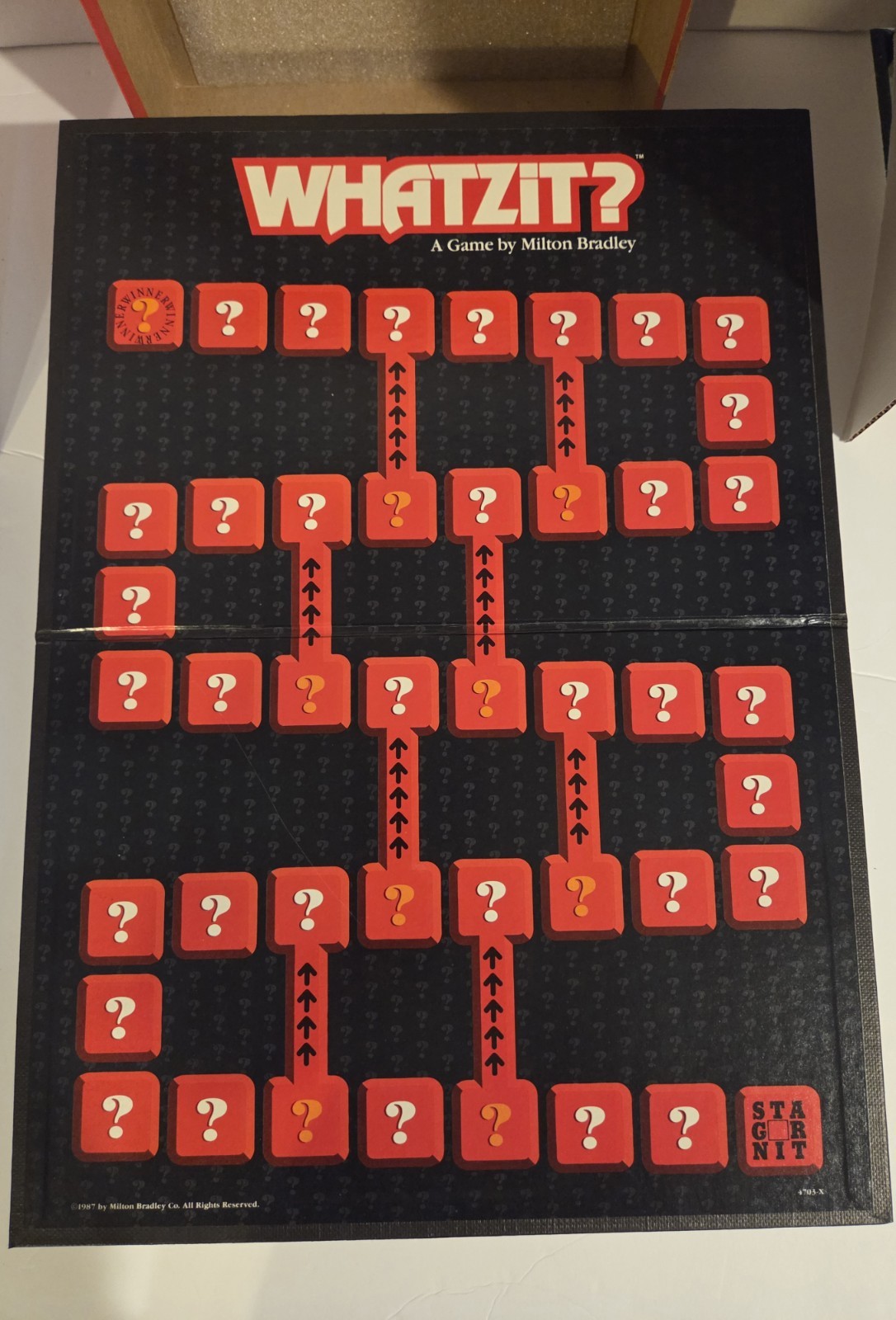 Whatzit? Board Game 1987 Milton Bradley Complete 3-6 Players Ages 8+ Vintage