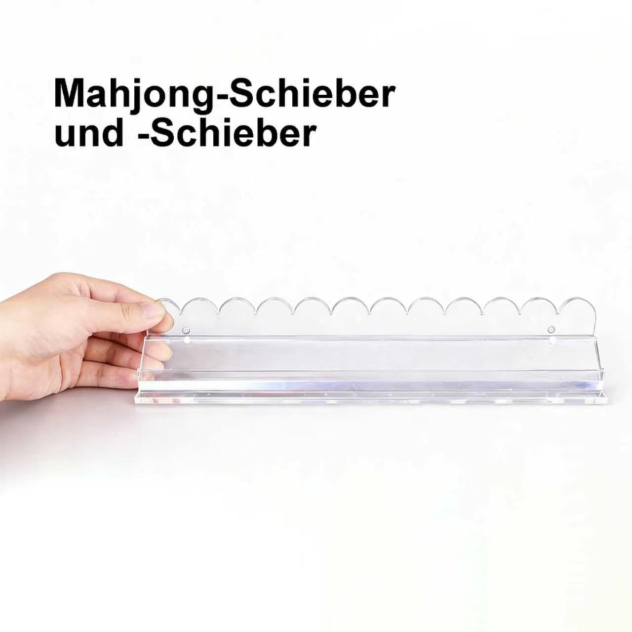 American Mahjong Racks with Pushers, Premium Heavy-Duty One Size, Color
