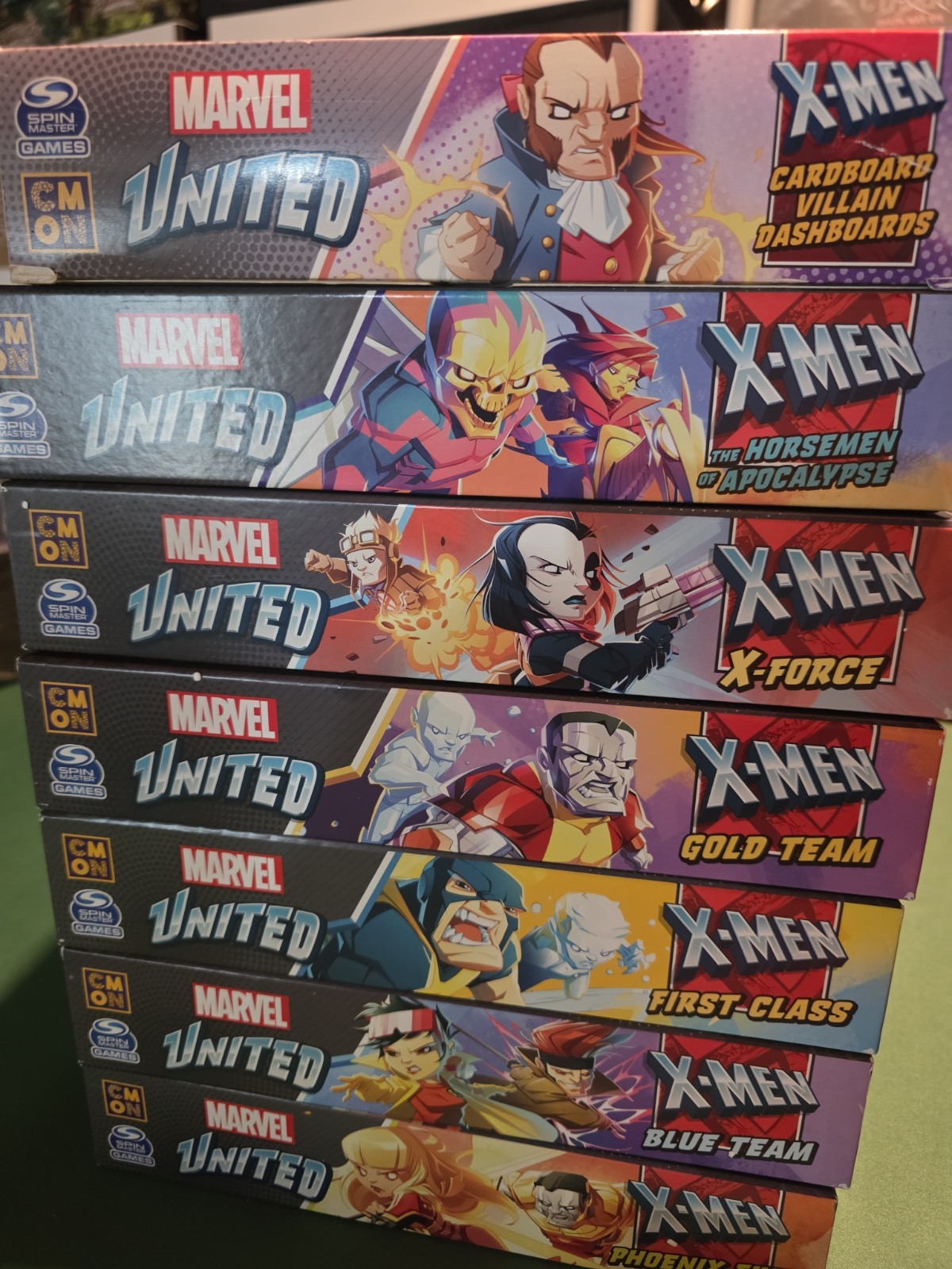 Marvel United X-Men Uncanny Pledge – 100% Sleeved – Upgrades & Playmat – Minty!