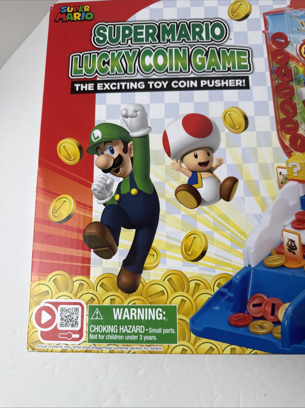 EPOCH Games – Super Mario Lucky Coin Game Tabletop Game – Kids Family Board Game