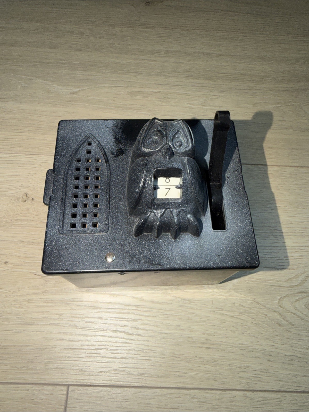 1962 Haunted House Game OWL SPINNER by IDEAL Rare Spinner Works HTF Game Part