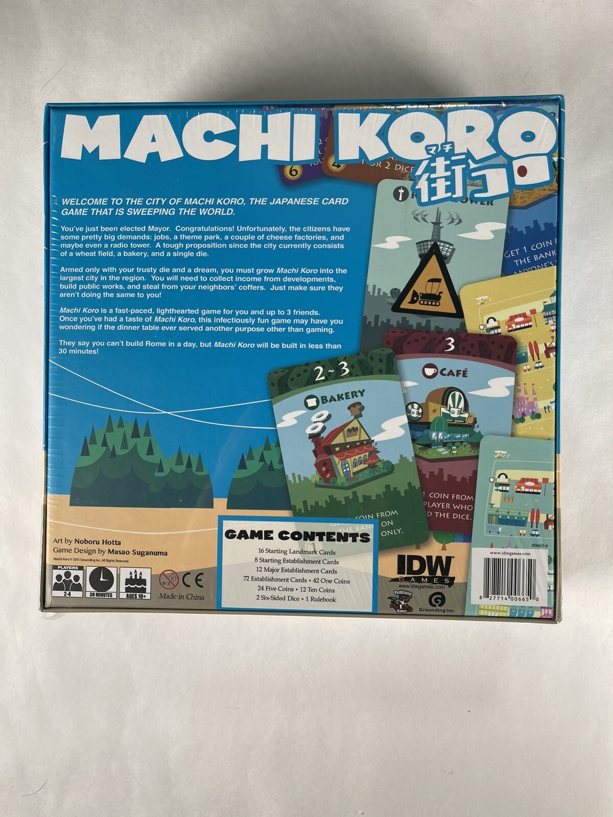 Machi Koro (2015, Brand New, Sealed) IDW Fast Paced City-building Card Game
