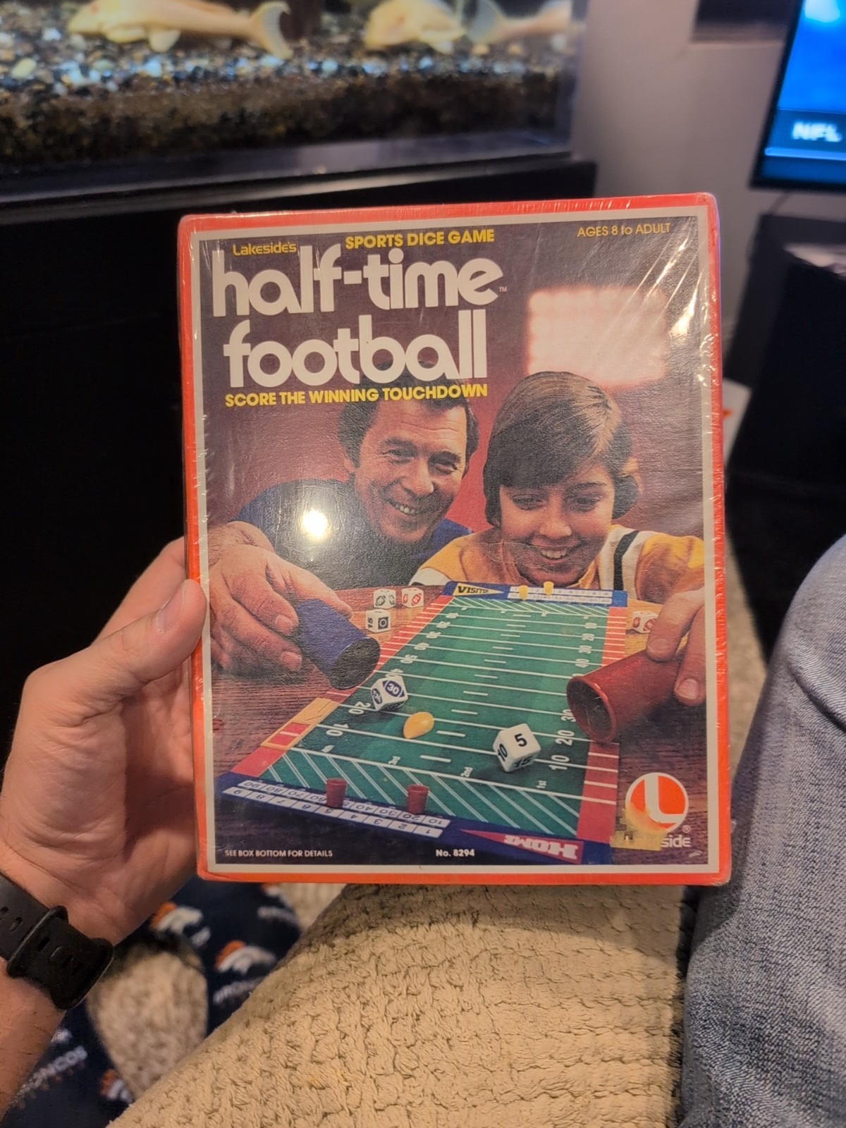 Half-Time Football Sports Dice Game Lakeside Vintage Sealed NOS